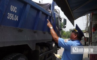 Đồng Nai: Xử lý nhiều xe vi phạm quá tải chở đất, đá từ các cụm mỏ