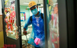 Hà Nội: Trường học phun khử khuẩn sẵn sàng đón học sinh